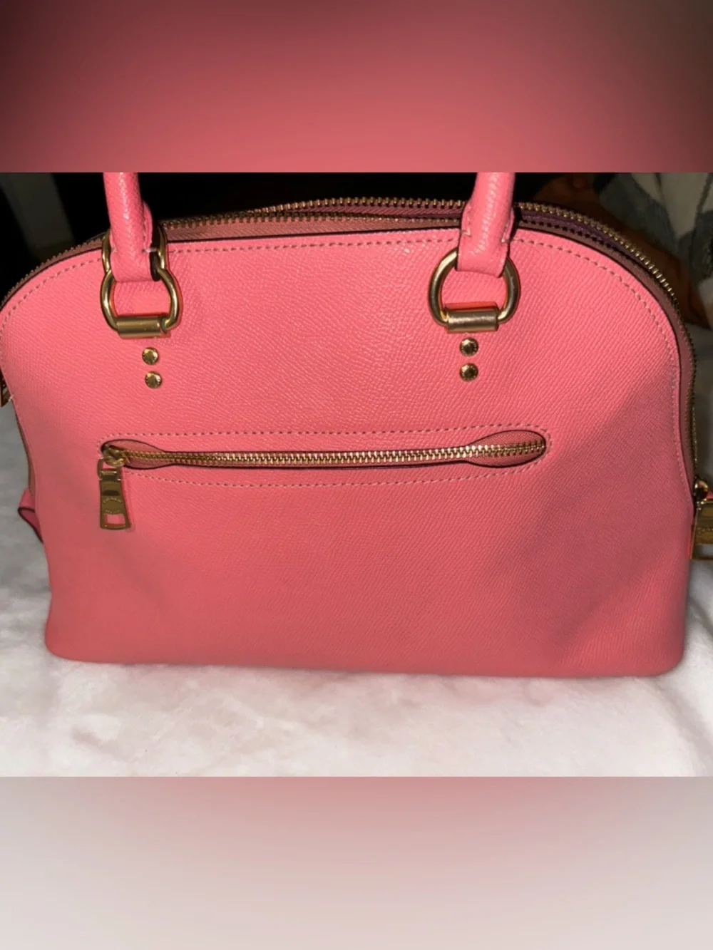 Pink Coach Bag - Picture 3 of 5